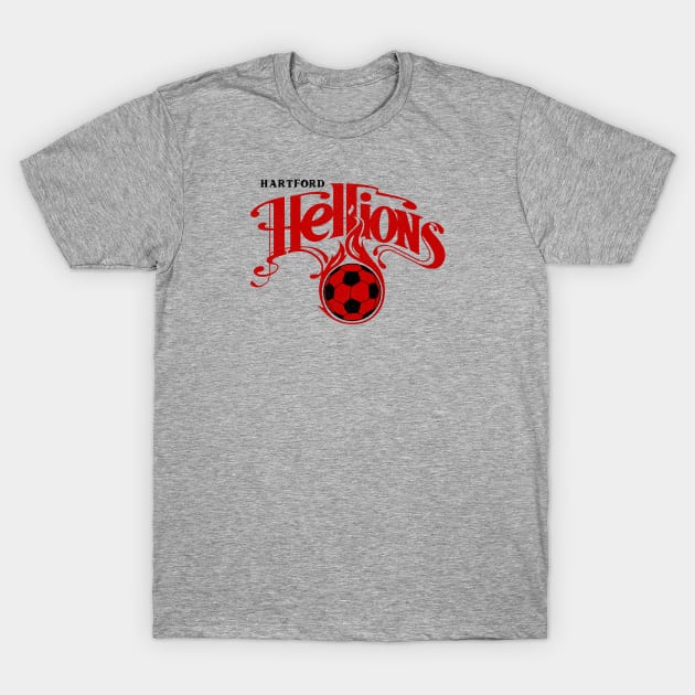 Defunct Hartford Hellions Soccer MISL 1981 T-Shirt by LocalZonly